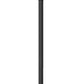Z-Lite Westover 33" W x 138" H 12-Light Black Brass Clear Beveled Glass Shade Outdoor Post Mounted Fixture