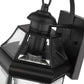 Z-Lite Westover 8" 1-Light Black Brass Outdoor Wall Sconce With Clear Beveled Glass Shade