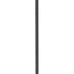 Z-Lite Willow 6" 1-Light Matte Black Mini Pendant Light With Clear and Matte Opal Glass Shade