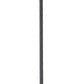 Z-Lite Willow 6" 1-Light Matte Black Mini Pendant Light With Clear and Matte Opal Glass Shade