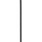 Z-Lite Willow 6" 1-Light Matte Black Mini Pendant Light With Clear and Matte Opal Glass Shade