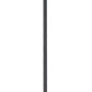 Z-Lite Willow 6" 1-Light Matte Black Mini Pendant Light With Clear and Matte Opal Glass Shade
