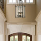 Z-Lite Wyndham 18" 8-Light Bronze Pendant Light With Clear Glass Shade