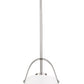 Z-Lite Z-Studio 13" 1-Light Matte White and Brushed Nickel Pendant Light