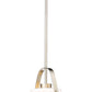 Z-Lite Z Studio 13" Brushed Nickel Steel and Ivory Fabric Pendant Light