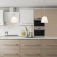 Z-Lite Z Studio 13" Brushed Nickel Steel and Ivory Fabric Pendant Light