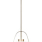 Z-Lite Z Studio 13" Brushed Nickel Steel and Ivory Fabric Pendant Light