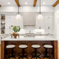 Z-Lite Z Studio 13" Matte Black Steel and Ivory Fabric Pendant Light