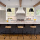 Z-Lite Z-Studio 18" 1-Light Matte Black and Brushed Nickel Pendant Light