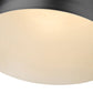 Z-Lite Z-Studio 18" 1-Light Matte Black and Heritage Brass Pendant Light