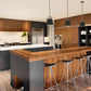 Z-Lite Z-Studio 8" 1-Light Matte Black and Brushed Nickel Mini Pendant Light With Metal Shade