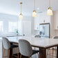 Z-Lite Z Studio 8" Heritage Brass Steel and Ivory Fabric Pendant Light
