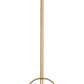 Z-Lite Z Studio 8" Heritage Brass Steel and Ivory Fabric Pendant Light