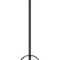 Z-Lite Z Studio 8" Matte Black Steel and Ivory Fabric Pendant Light