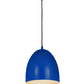 Z-Lite Z Studio Dome Pendant 10" 1-Light Blue Iron Pendant Light