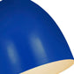Z-Lite Z Studio Dome Pendant 10" 1-Light Blue Iron Pendant Light