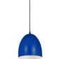 Z-Lite Z Studio Dome Pendant 10" 1-Light Blue Iron Pendant Light