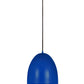 Z-Lite Z Studio Dome Pendant 10" 1-Light Blue Iron Pendant Light