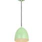 Z-Lite Z Studio Dome Pendant 10" 1-Light Mint Iron Pendant Light