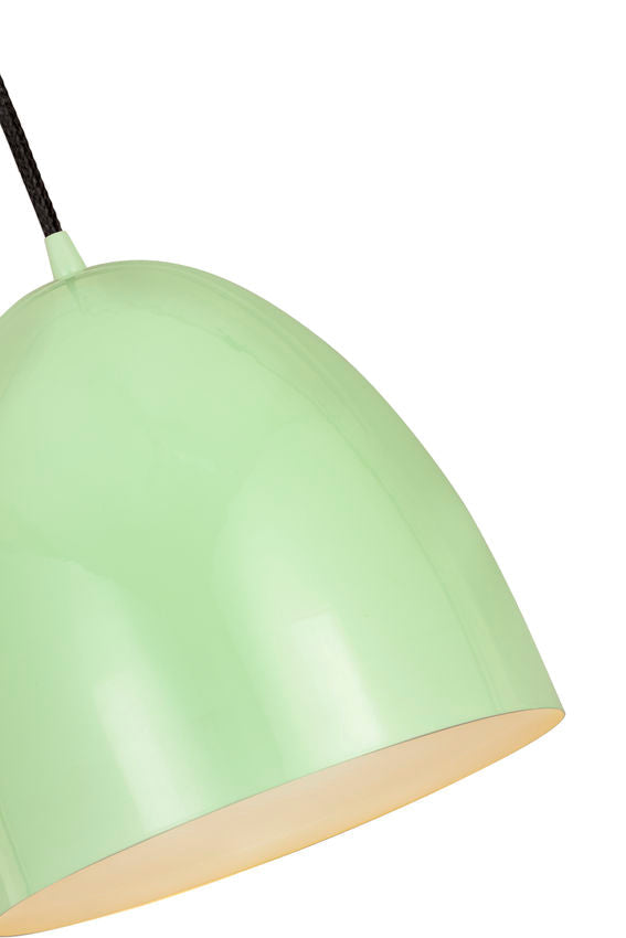 Z-Lite Z Studio Dome Pendant 10" 1-Light Mint Iron Pendant Light