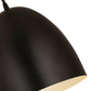 Z-Lite Z Studio Dome Pendant 10" 1-Light Satin Black Iron Pendant Light