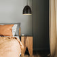 Z-Lite Z Studio Dome Pendant 10" 1-Light Satin Black Iron Pendant Light