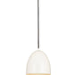 Z-Lite Z Studio Dome Pendant 10" 1-Light Satin White Iron Pendant Light