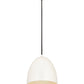 Z-Lite Z Studio Dome Pendant 10" 1-Light Satin White Iron Pendant Light