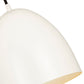 Z-Lite Z Studio Dome Pendant 10" 1-Light Satin White Iron Pendant Light