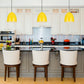 Z-Lite Z Studio Dome Pendant 10" 1-Light Yellow Iron Pendant Light