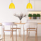 Z-Lite Z Studio Dome Pendant 10" 1-Light Yellow Iron Pendant Light
