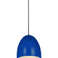 Z-Lite Z Studio Dome Pendant 12" 1-Light Blue Iron Pendant Light