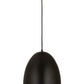 Z-Lite Z Studio Dome Pendant 12" 1-Light Satin Black Iron Pendant Light