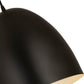 Z-Lite Z Studio Dome Pendant 12" 1-Light Satin Black Iron Pendant Light