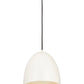 Z-Lite Z Studio Dome Pendant 12" 1-Light Satin White Iron Pendant Light