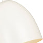 Z-Lite Z Studio Dome Pendant 12" 1-Light Satin White Iron Pendant Light