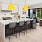 Z-Lite Z Studio Dome Pendant 12" 1-Light Yellow Iron Pendant Light