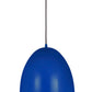 Z-Lite Z Studio Dome Pendant 19" 3-Light Blue Iron Pendant Light