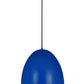 Z-Lite Z Studio Dome Pendant 19" 3-Light Blue Iron Pendant Light
