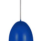 Z-Lite Z Studio Dome Pendant 19" 3-Light Blue Iron Pendant Light