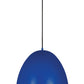 Z-Lite Z Studio Dome Pendant 19" 3-Light Blue Iron Pendant Light