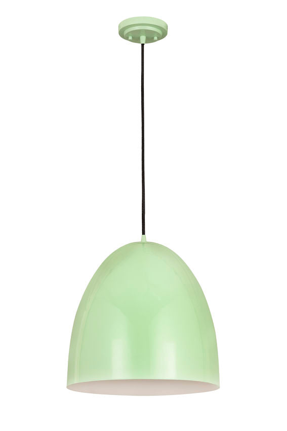 Z-Lite Z Studio Dome Pendant 19" 3-Light Mint Iron Pendant Light