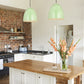 Z-Lite Z Studio Dome Pendant 19" 3-Light Mint Iron Pendant Light