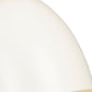 Z-Lite Z Studio Dome Pendant 19" 3-Light Satin White Iron Pendant Light