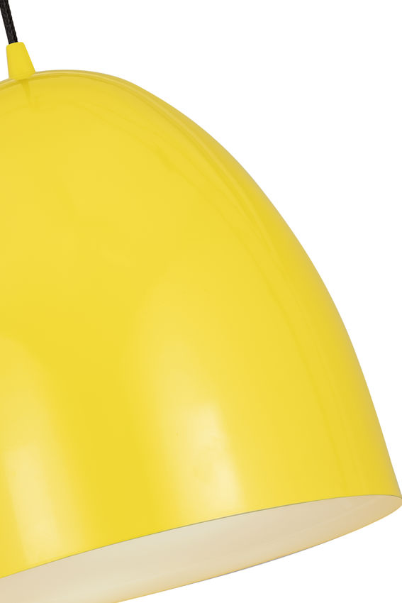 Z-Lite Z Studio Dome Pendant 19" 3-Light Yellow Iron Pendant Light