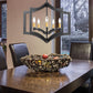 Z-Lite Zander 24" 5-Light Bronze Steel Pendant Light